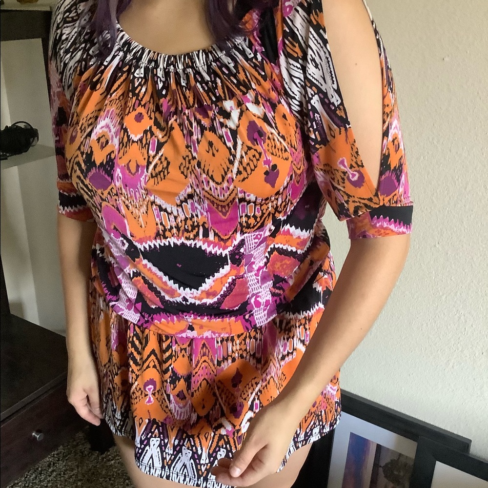 Veronica M Mini Dress wild print